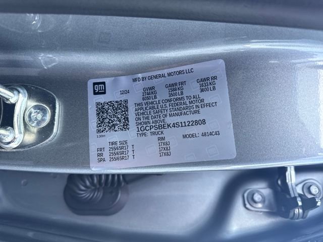 Certified 2025 Chevrolet Colorado W/T w/ WT Convenience Package II image 24