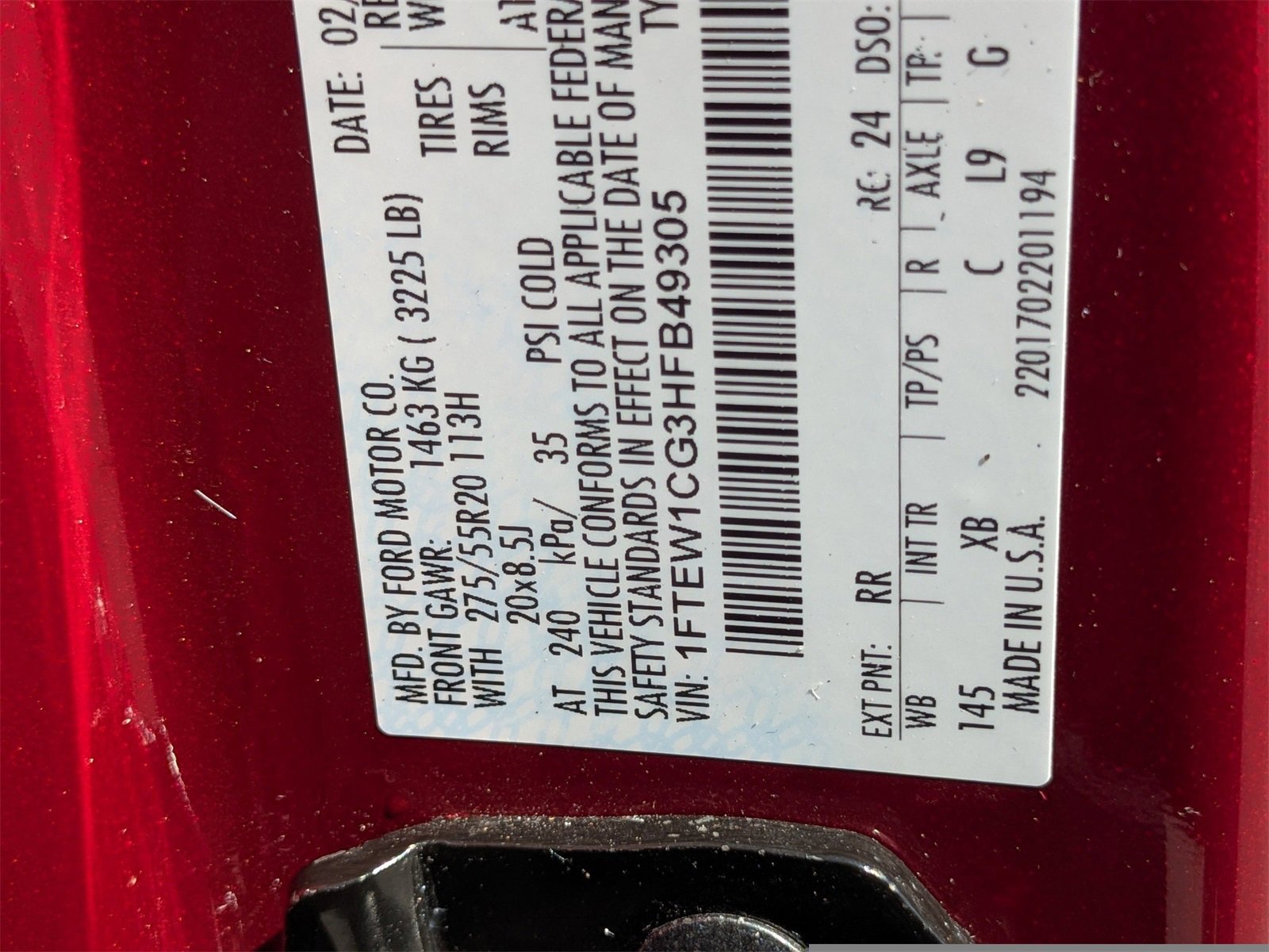 Used 2017 Ford F150 XLT w/ Equipment Group 301A Mid image 21