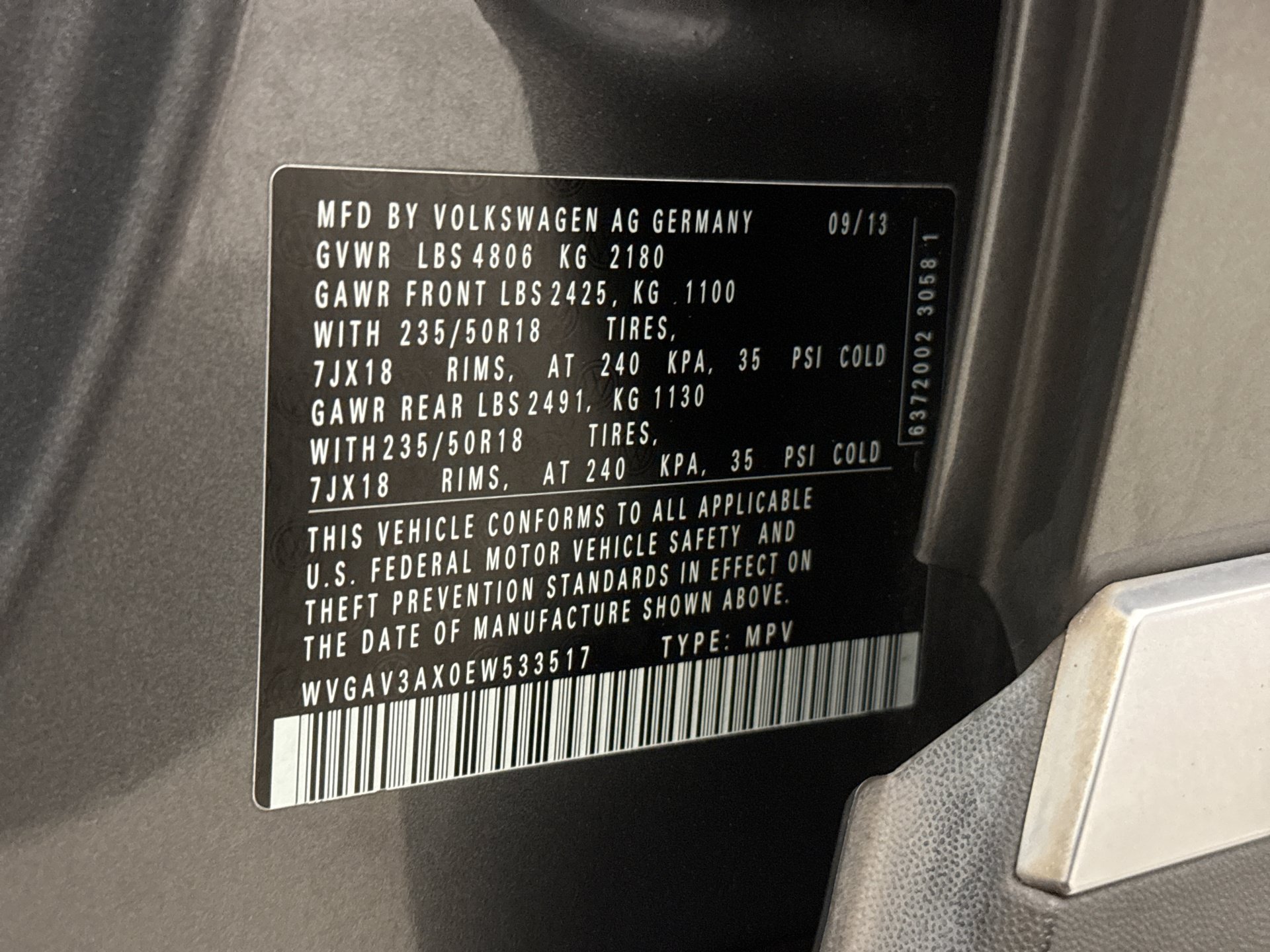 Used 2014 Volkswagen Tiguan S FWD image 22