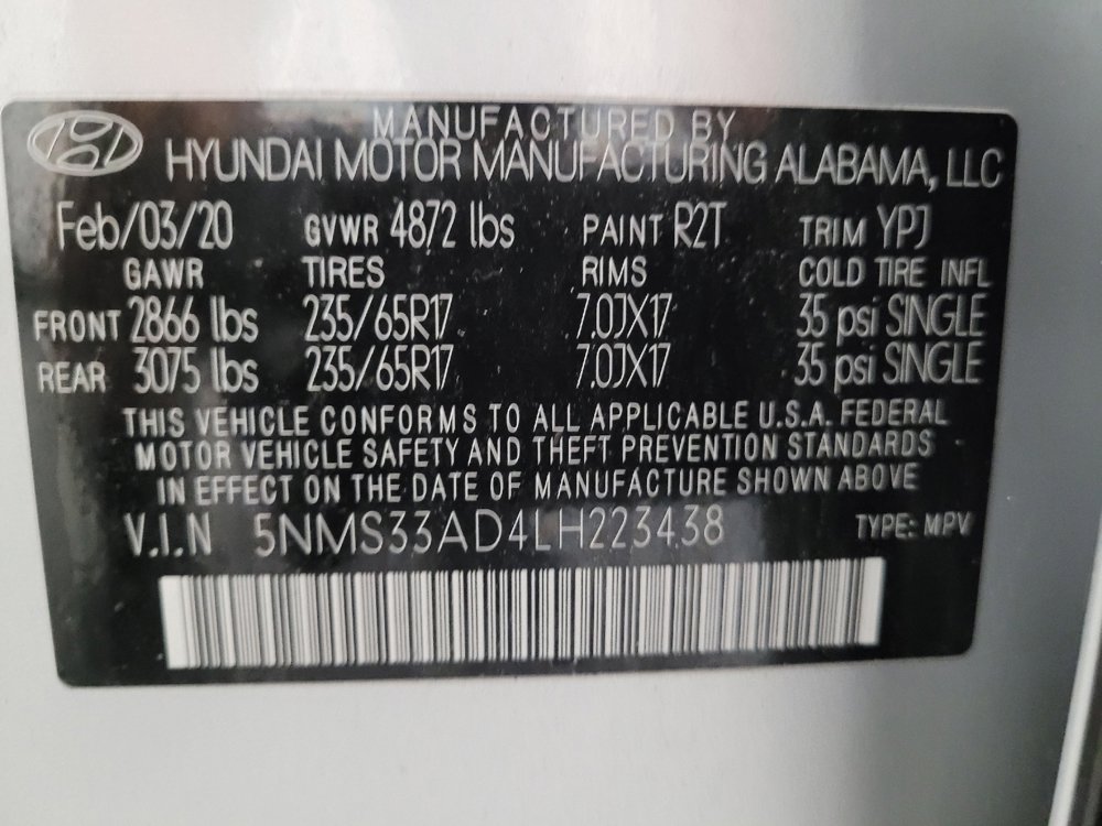 Used 2020 Hyundai Santa Fe SEL image 33