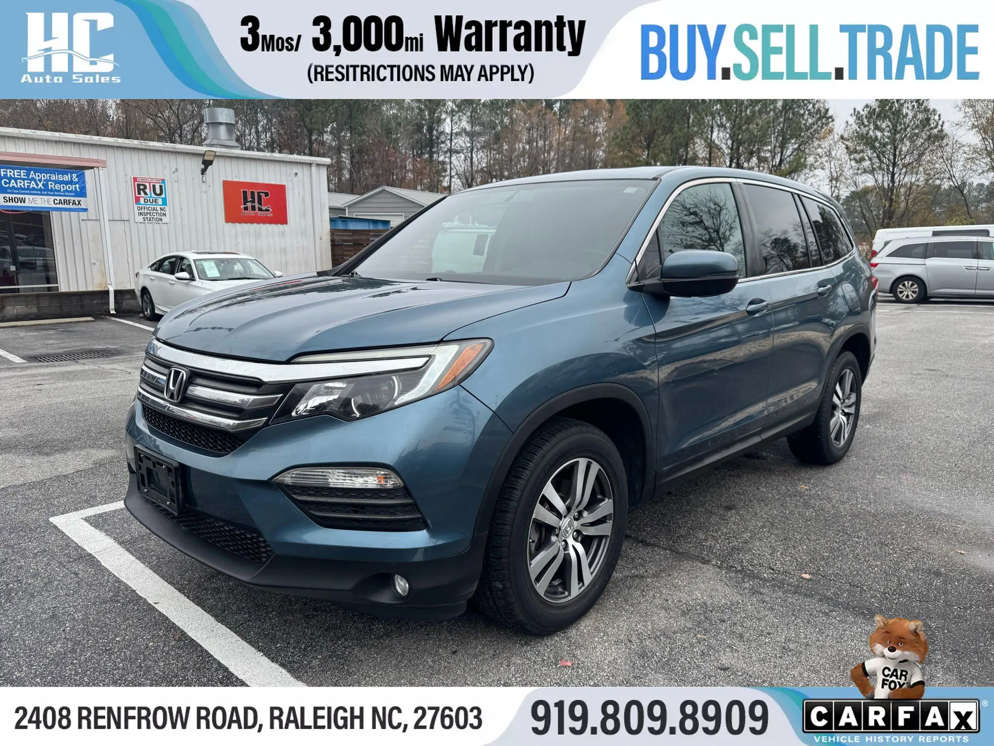 Used 2016 Honda Pilot EX-L