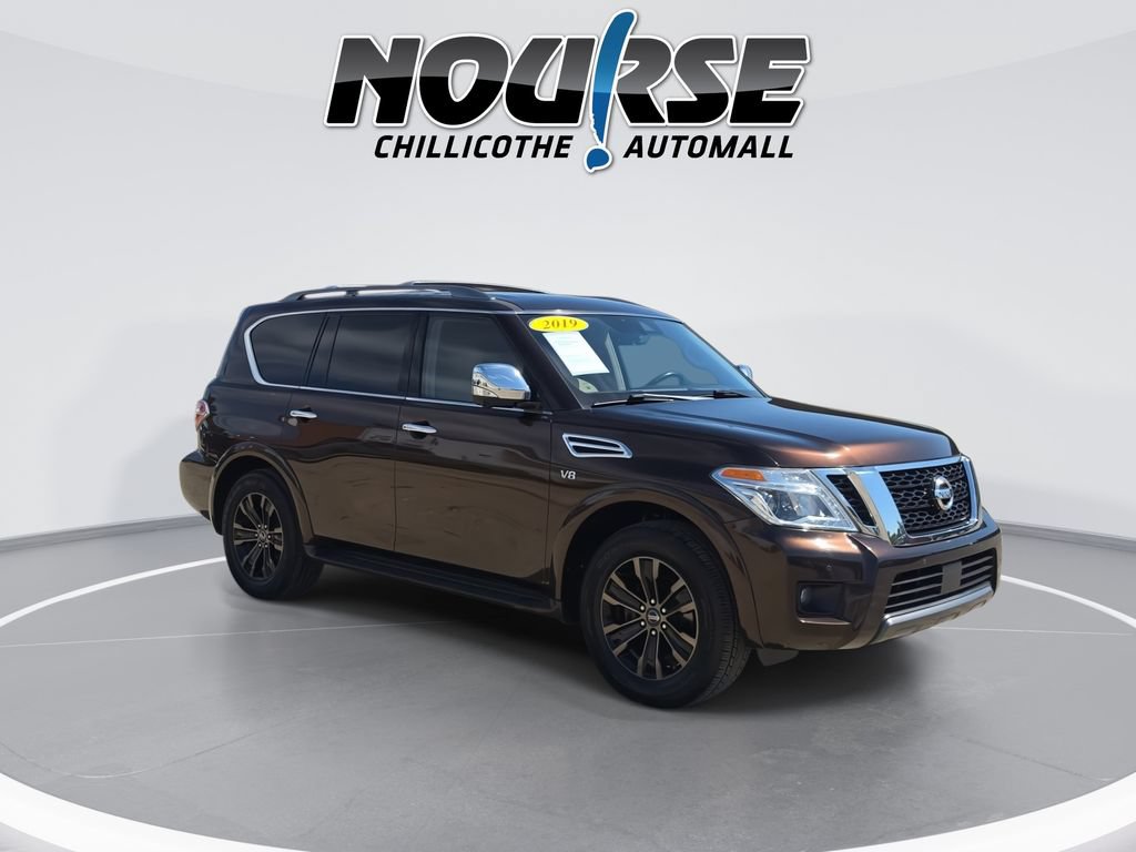 Used 2019 Nissan Armada Platinum w/ Captain's Chairs Package AWD/4WD image 2