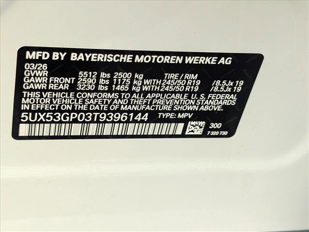 New 2026 BMW X3 xDrive30 image 17