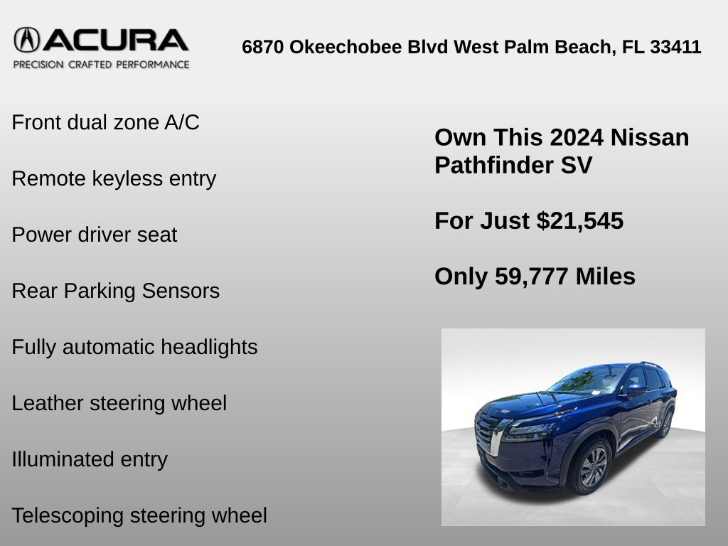 Used 2024 Nissan Pathfinder SV FWD image 6