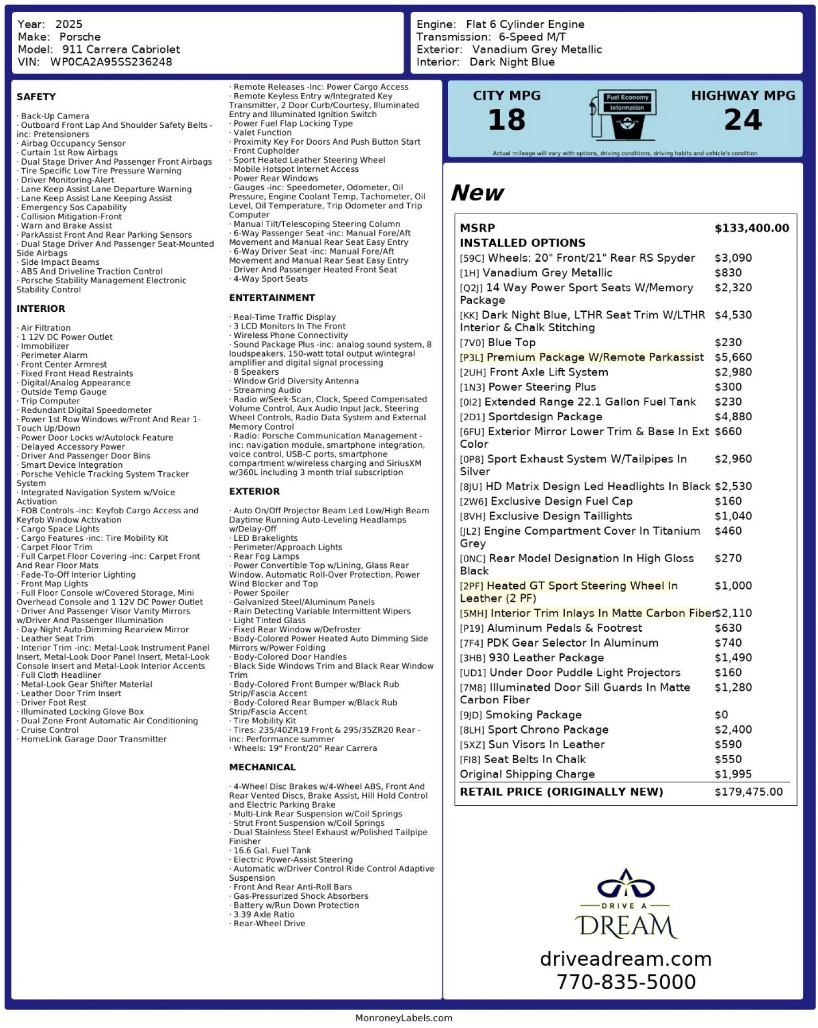 Used 2025 Porsche 911 Carrera image 63