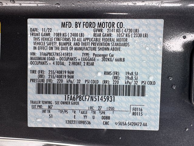 Used 2022 Ford Mustang GT Premium w/ Equipment Group 401A image 26