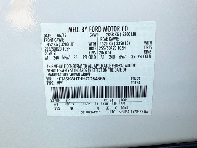 Used 2017 Ford Explorer Platinum AWD/4WD image 11