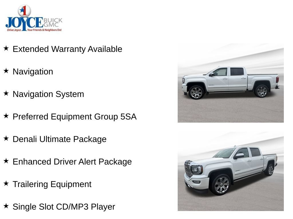 Certified 2018 GMC Sierra 1500 Denali w/ Denali Ultimate Package AWD/4WD image 10