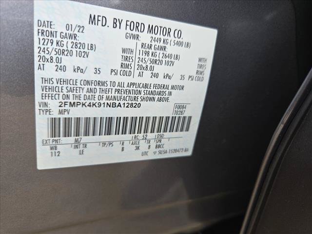 Used 2022 Ford Edge Titanium AWD/4WD image 21