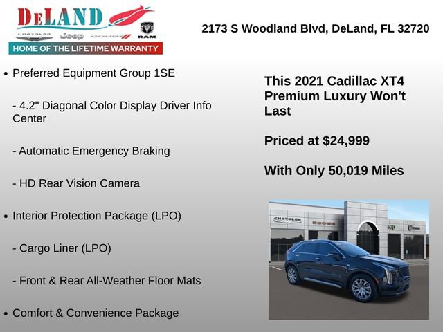 Used 2021 Cadillac XT4 Premium Luxury AWD/4WD image 13