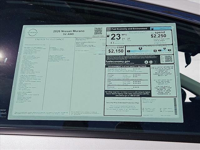 New 2026 Nissan Murano SV image 18