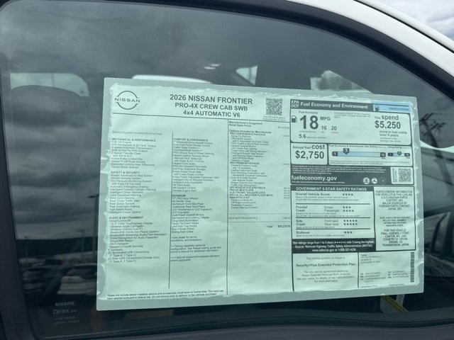 New 2026 Nissan Frontier PRO-4X w/ Pro Premium Package image 15