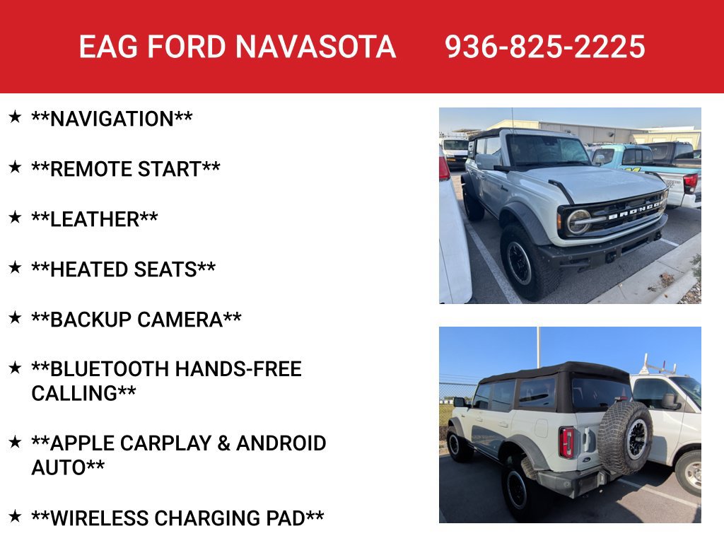 Used 2022 Ford Bronco Outer Banks w/ Sasquatch Package AWD/4WD image 4