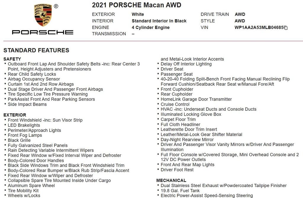 Used 2021 Porsche Macan AWD/4WD image 19