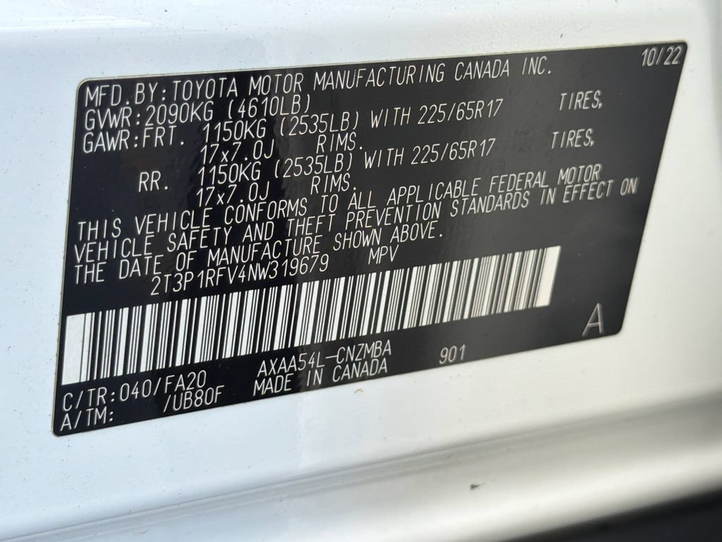 Used 2022 Toyota RAV4 XLE w/ Convenience Package AWD/4WD image 37