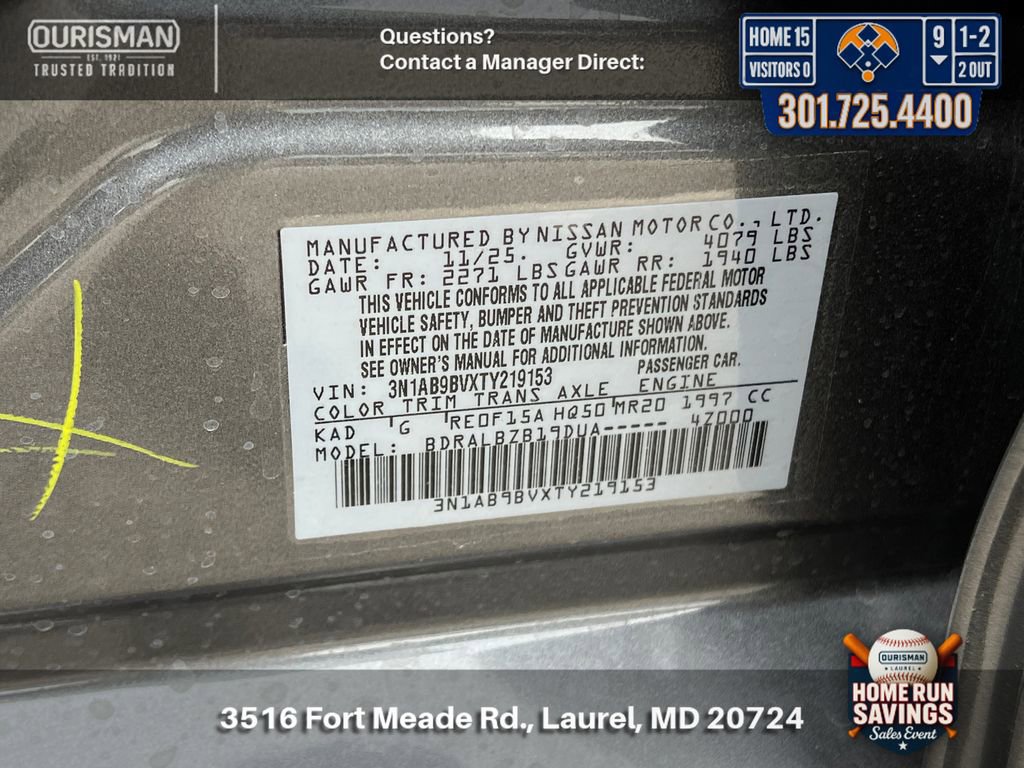 New 2026 Nissan Sentra S w/ Floor Mat Package FWD image 28