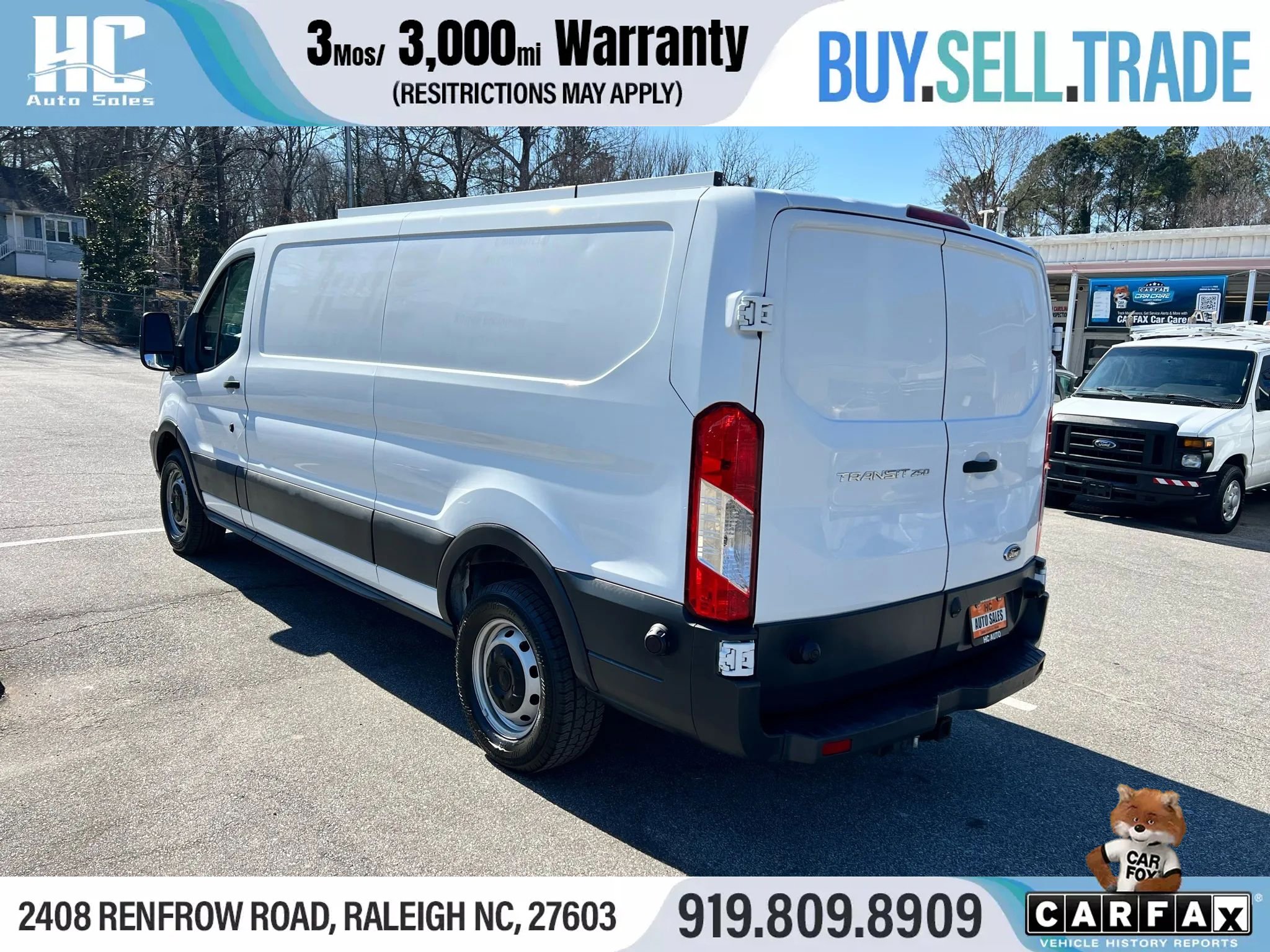 Used 2017 Ford Transit 250 148 Low Roof image 3