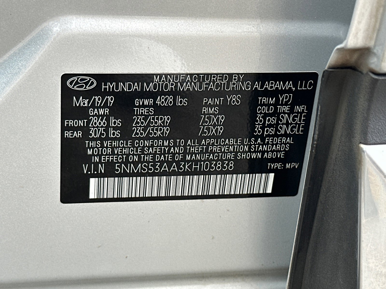 Used 2019 Hyundai Santa Fe Limited image 37