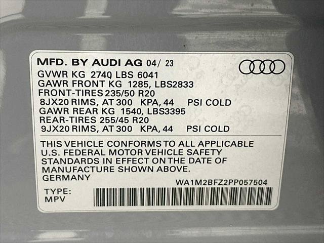 Certified 2023 Audi Q4 e-tron Prestige w/ Black Optic Package AWD/4WD image 31