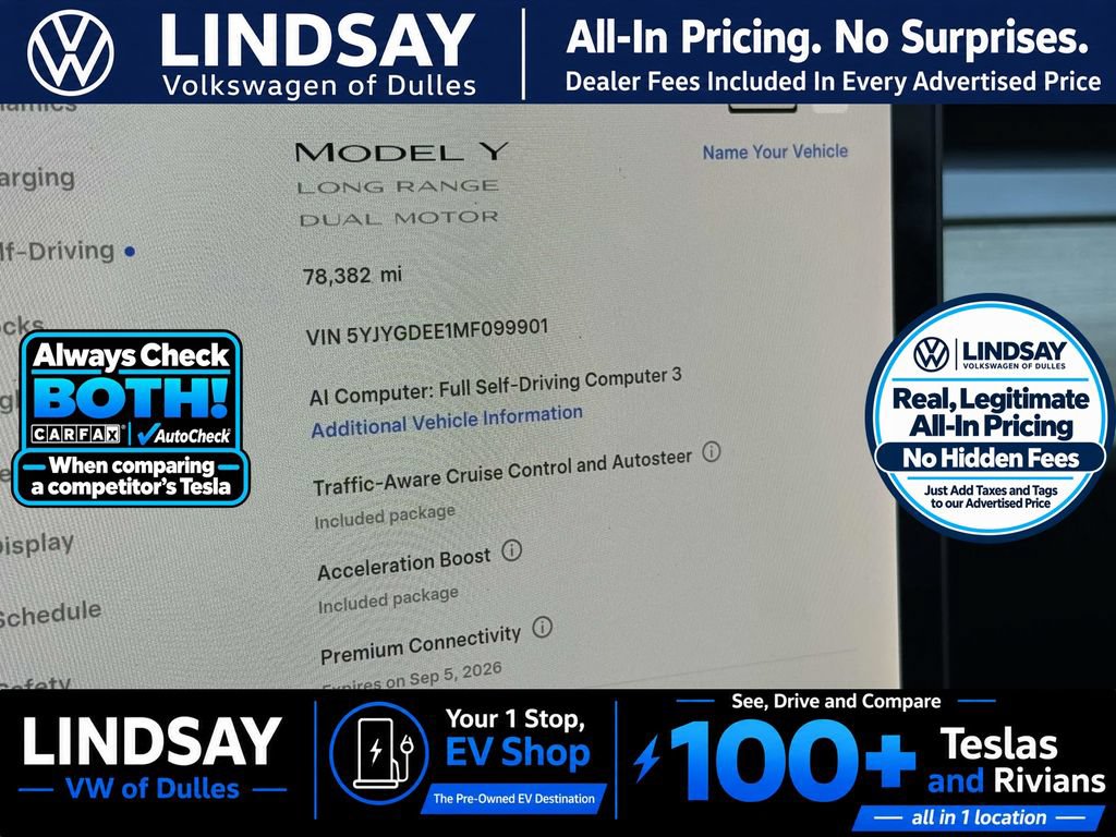 Used 2021 Tesla Model Y Long Range AWD/4WD image 21