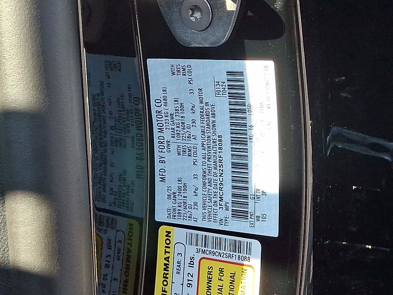 New 2025 Ford Bronco Sport Outer Banks w/ Outer Banks Tech Package+ image 18