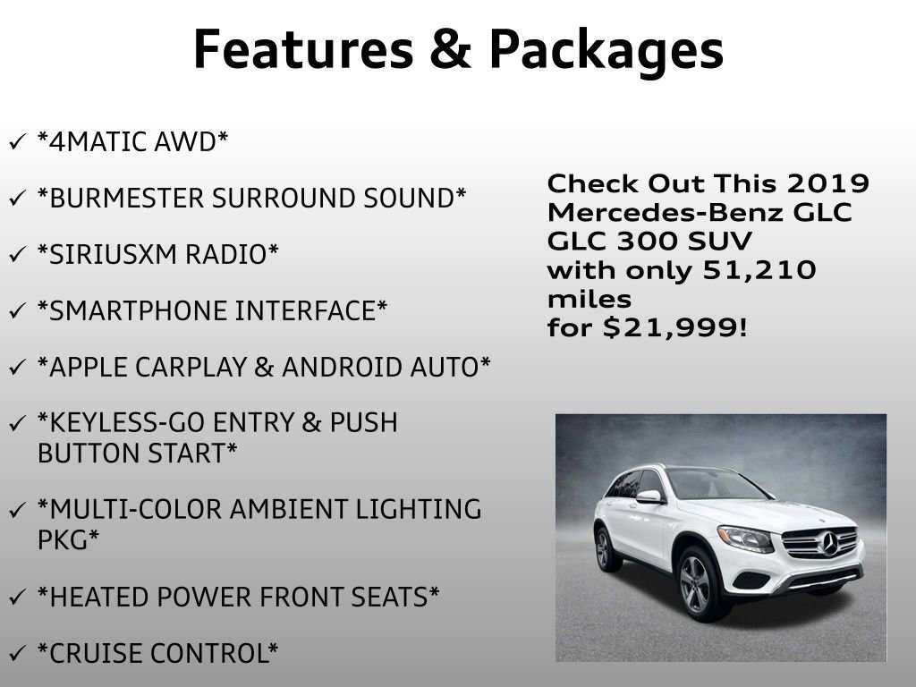 Used 2019 Mercedes-Benz GLC 300 4MATIC image 4