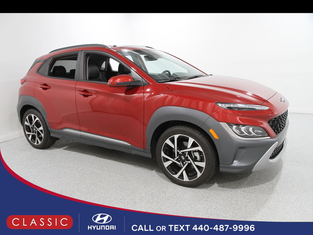 Certified 2022 Hyundai Kona Limited w/ Cargo Package