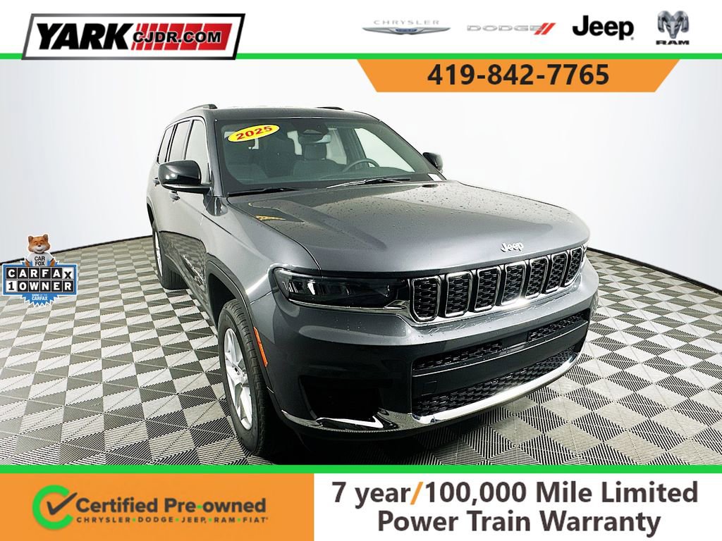 Certified 2025 Jeep Grand Cherokee L Laredo