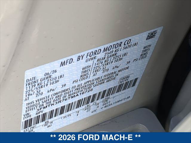New 2026 Ford Mustang Mach-E Premium w/ Sport Appearance Package RWD image 21