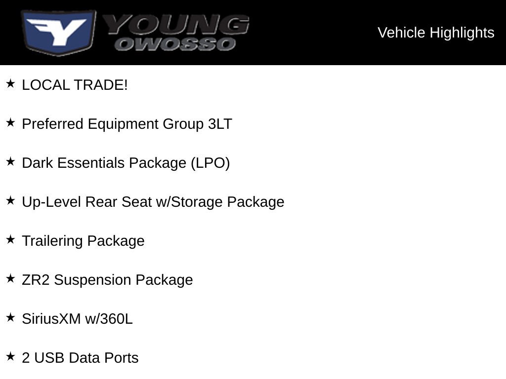 Certified 2024 Chevrolet Silverado 1500 ZR2 w/ LPO, Dark Essentials Package AWD/4WD image 5