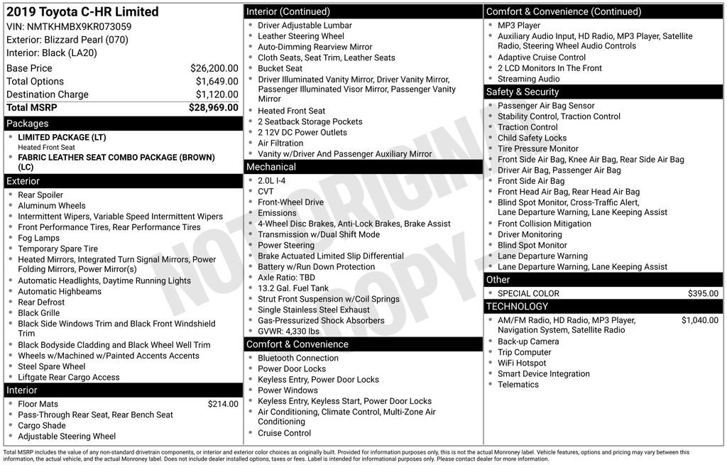 Used 2019 Toyota C-HR Limited video 2