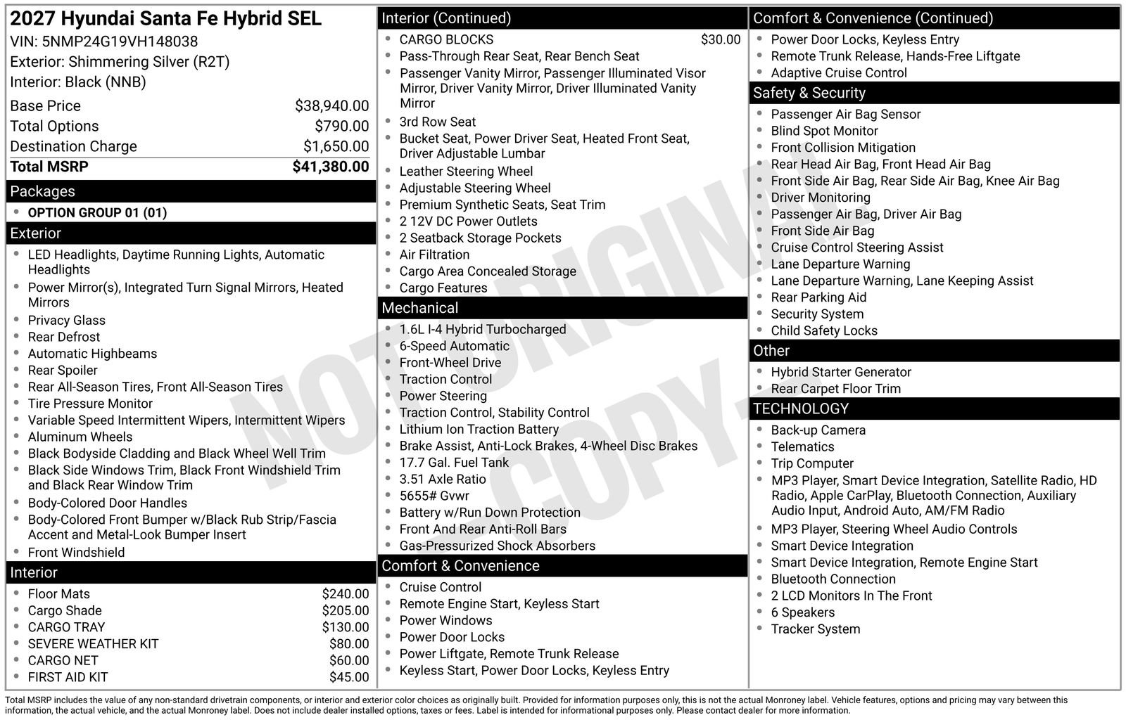 New 2027 Hyundai Santa Fe SEL FWD image 18