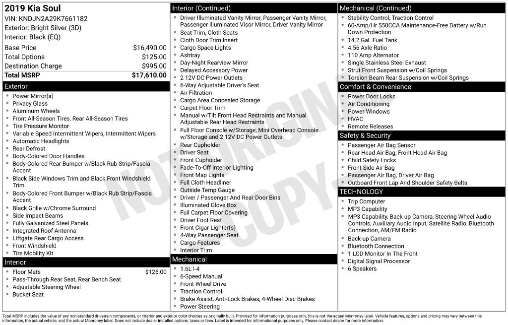 Used 2019 Kia Soul FWD image 2
