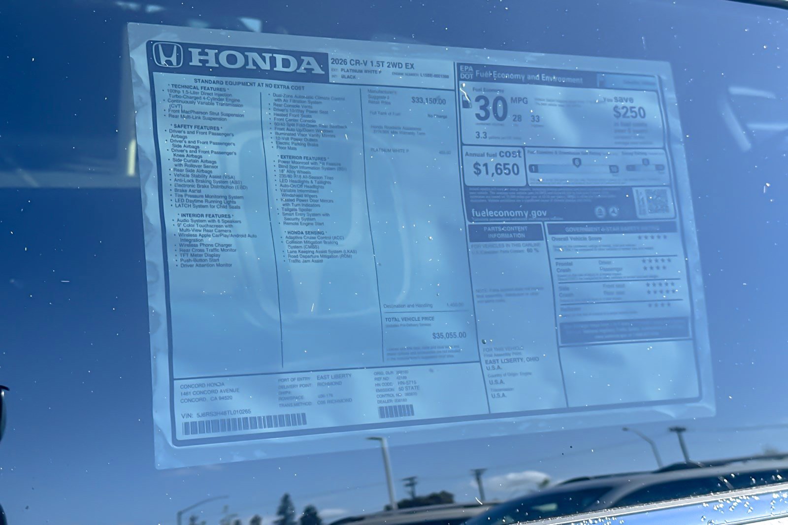 New 2026 Honda CR-V EX image 33