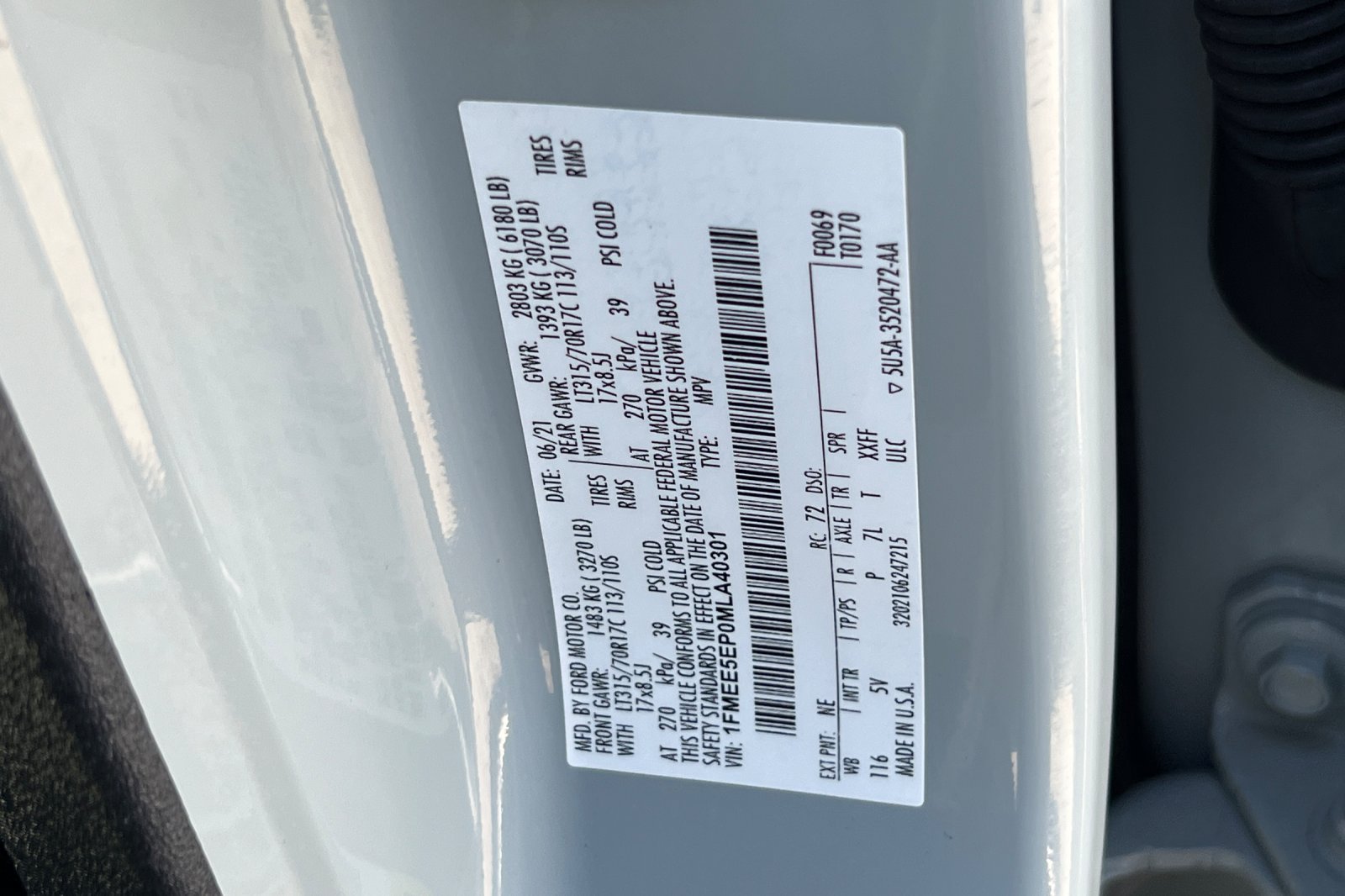 Certified 2021 Ford Bronco First Edition AWD/4WD image 31