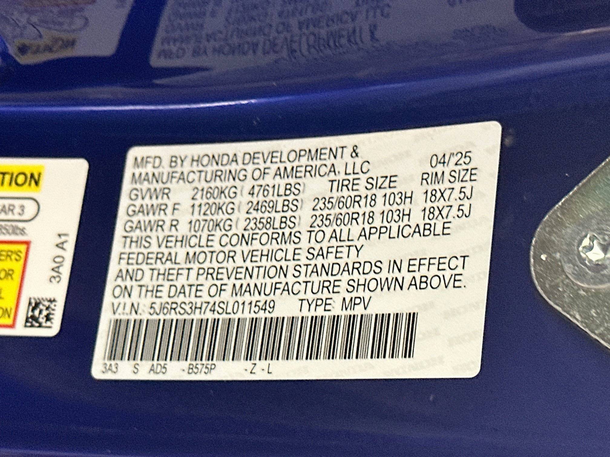 Used 2025 Honda CR-V EX-L image 12