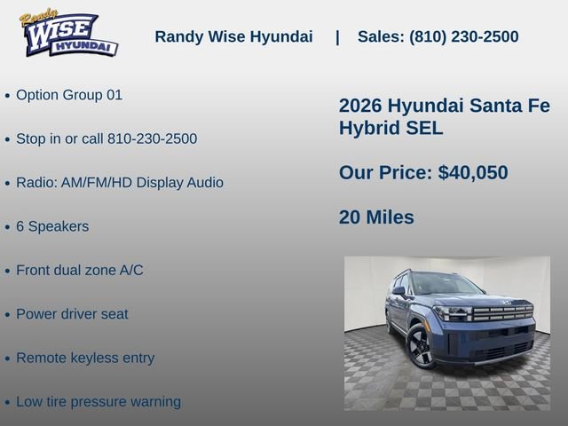 New 2026 Hyundai Santa Fe SEL AWD/4WD image 5
