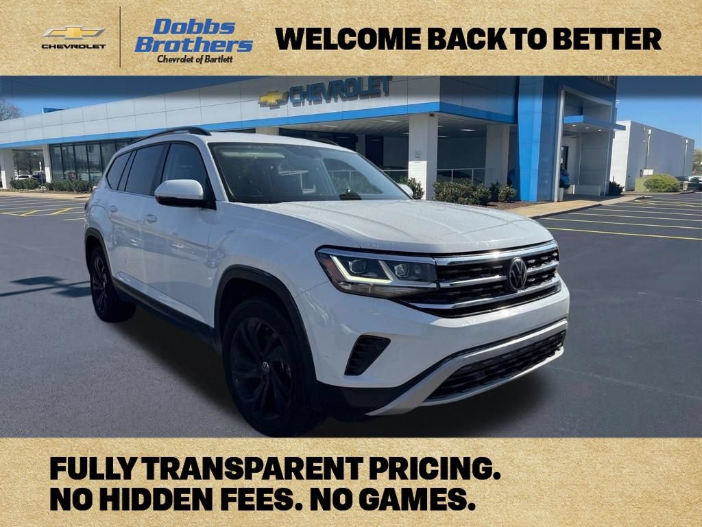 Used 2023 Volkswagen Atlas SE w/ Black Wheel Package
