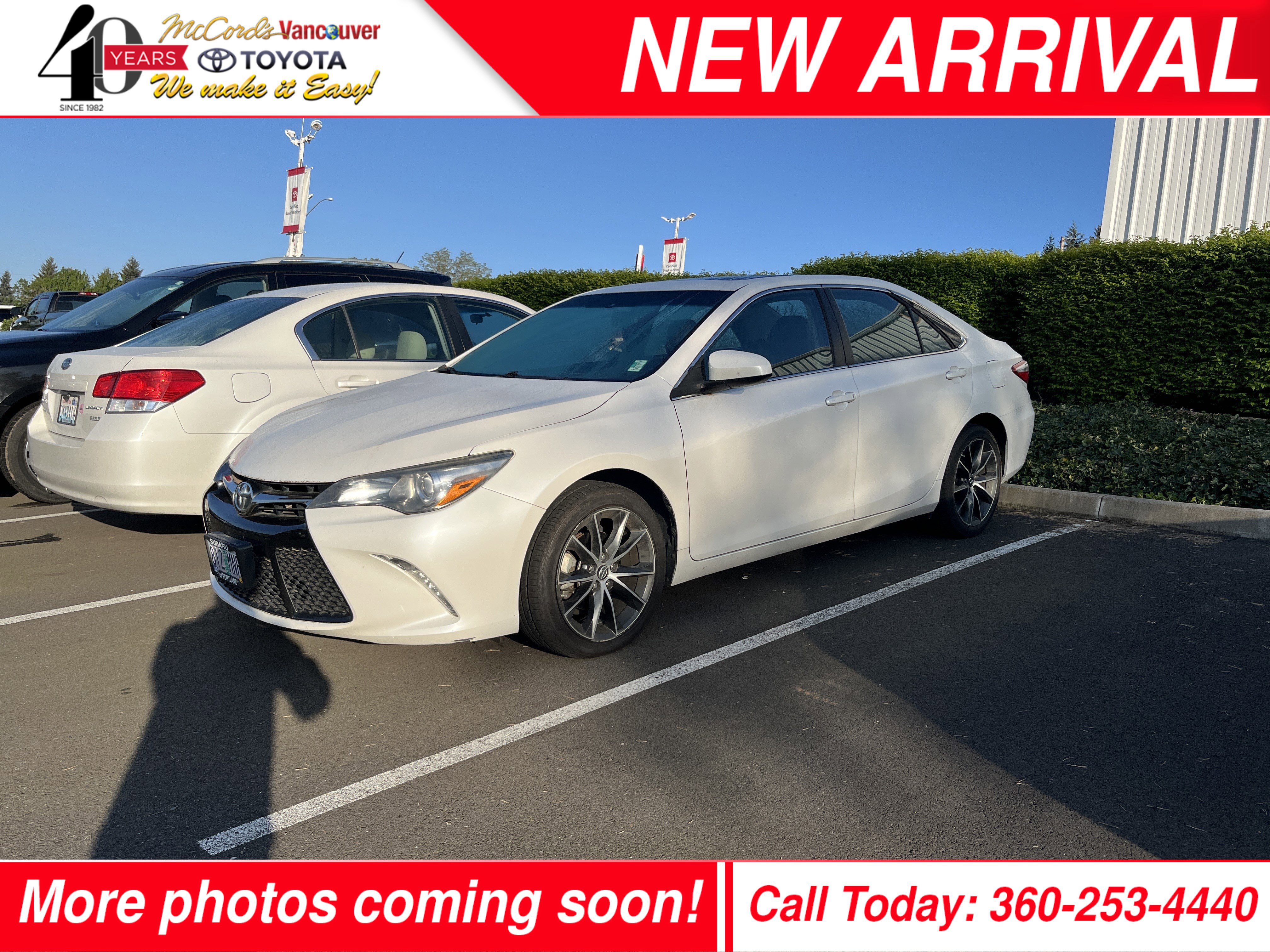 Certified 2017 Toyota Camry XSE w/ Moonroof Package