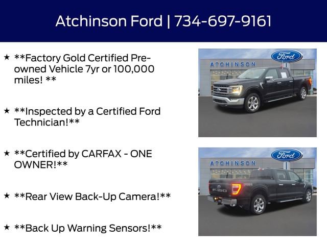 Certified 2021 Ford F150 Lariat w/ Equipment Group 502A High image 4