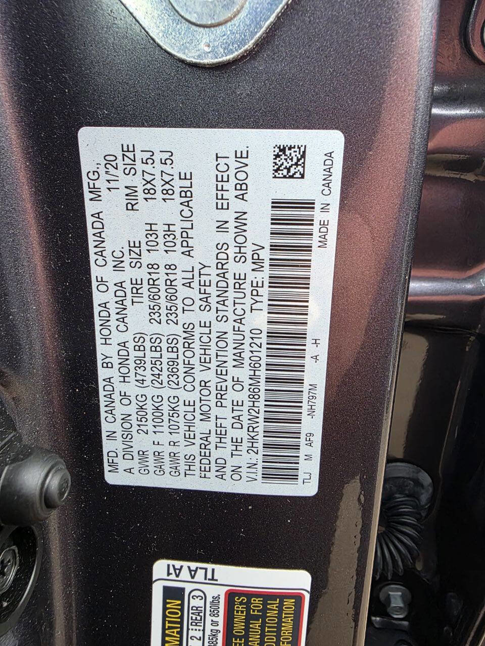 Used 2021 Honda CR-V EX-L image 31