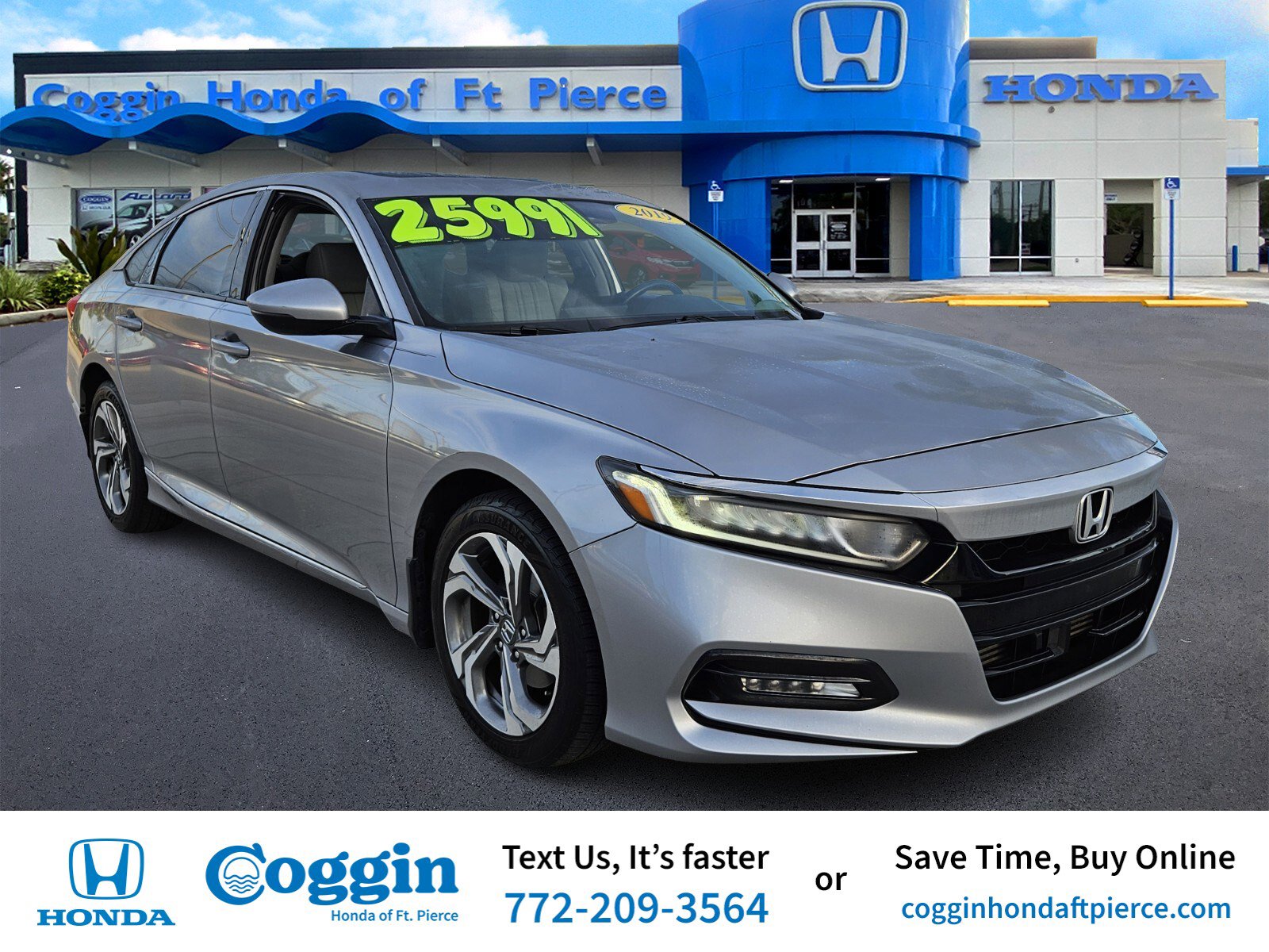 Certified 2019 Honda Accord EX-L
