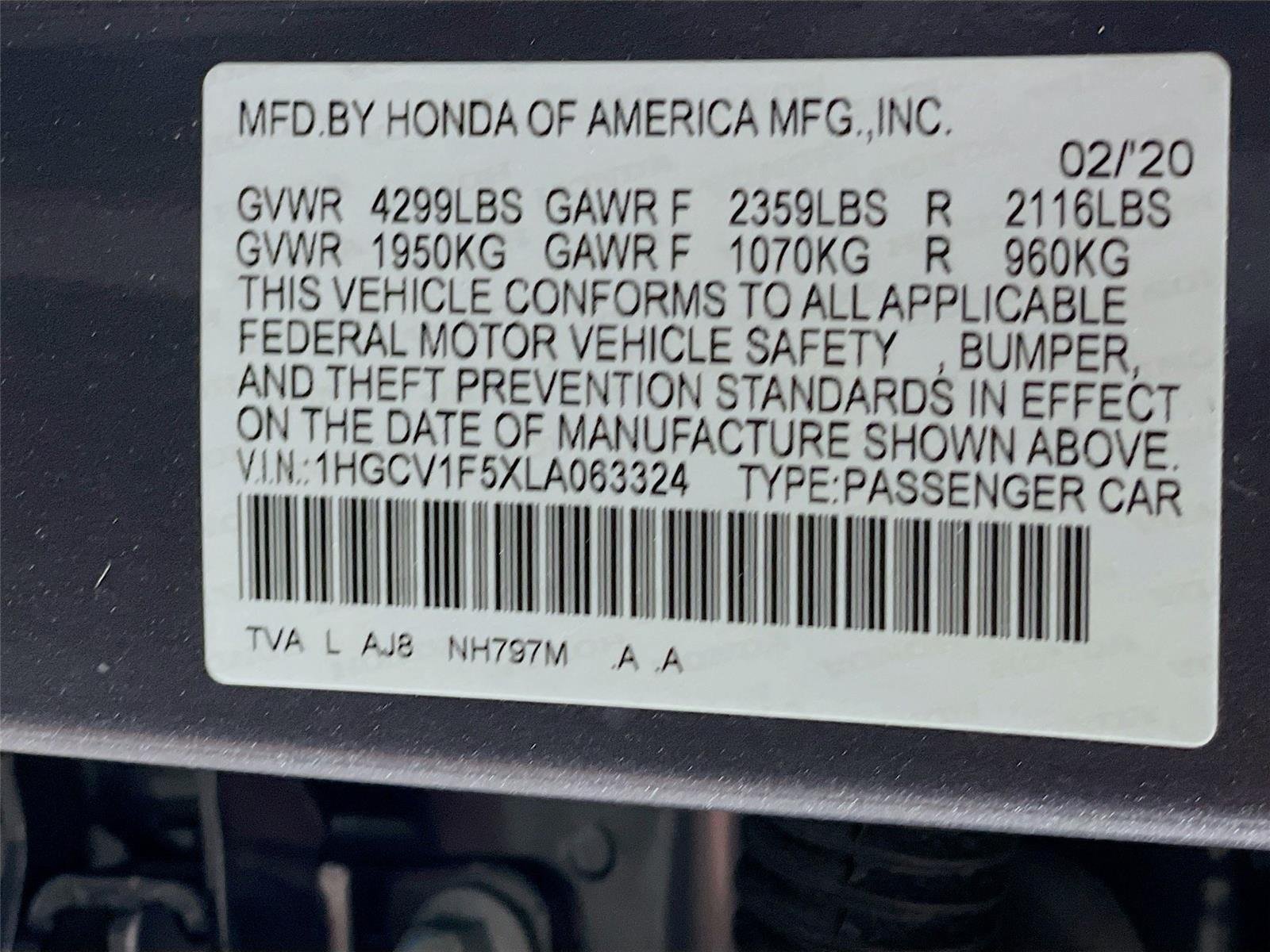 Used 2020 Honda Accord EX-L image 34