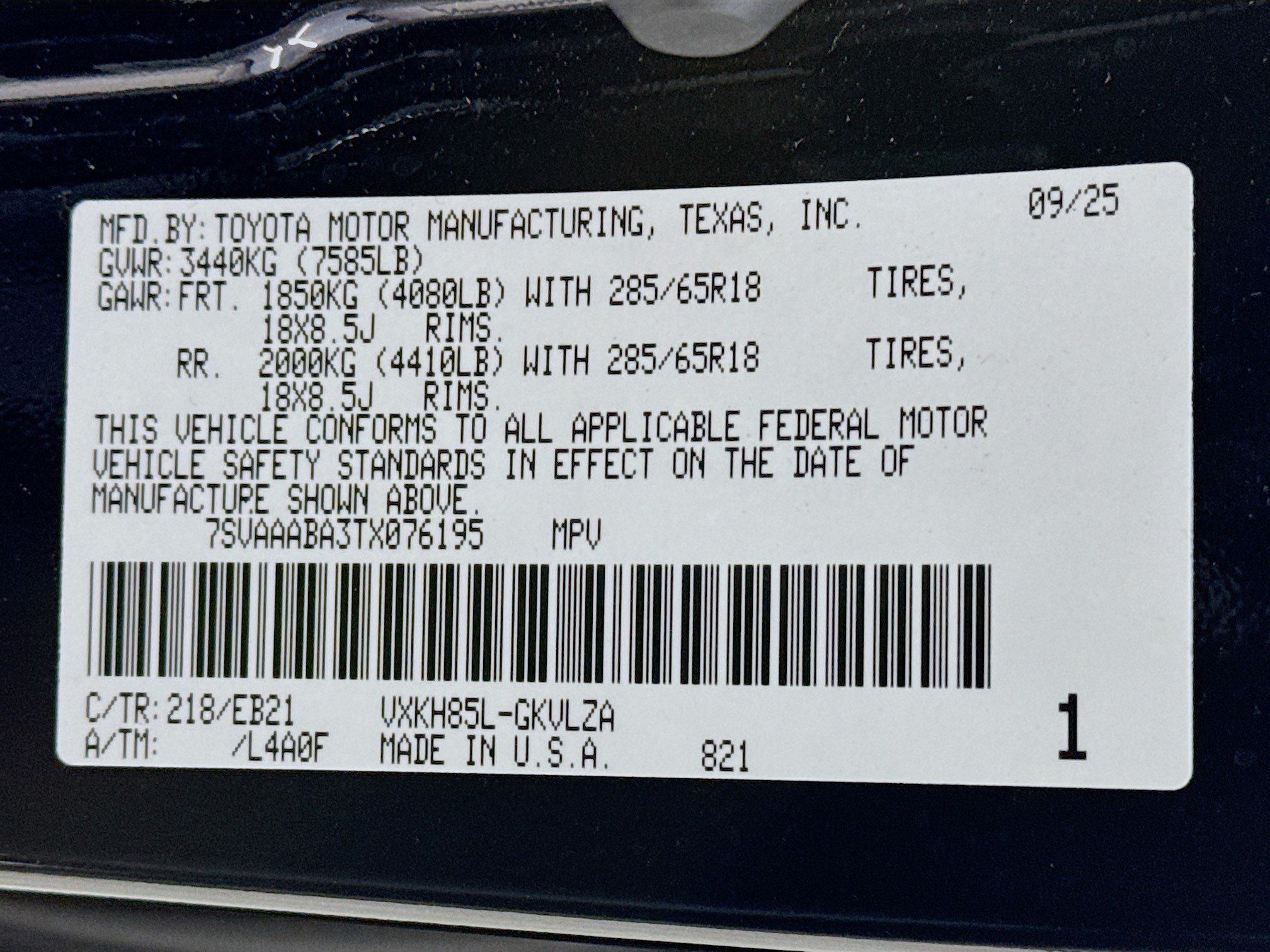 Certified 2026 Toyota Sequoia TRD Pro AWD/4WD image 34