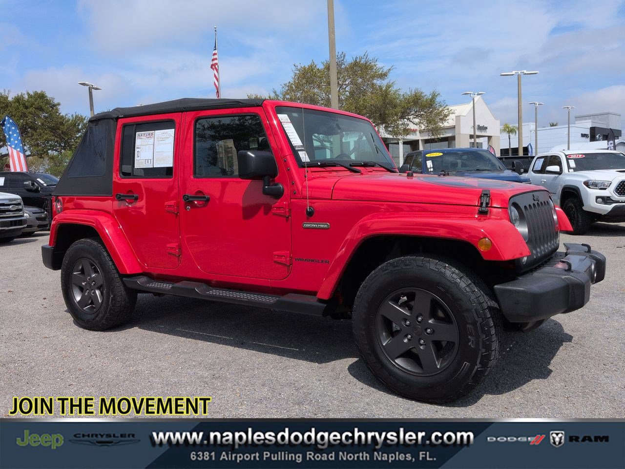 Used 2016 Jeep Wrangler Unlimited Sport image 1