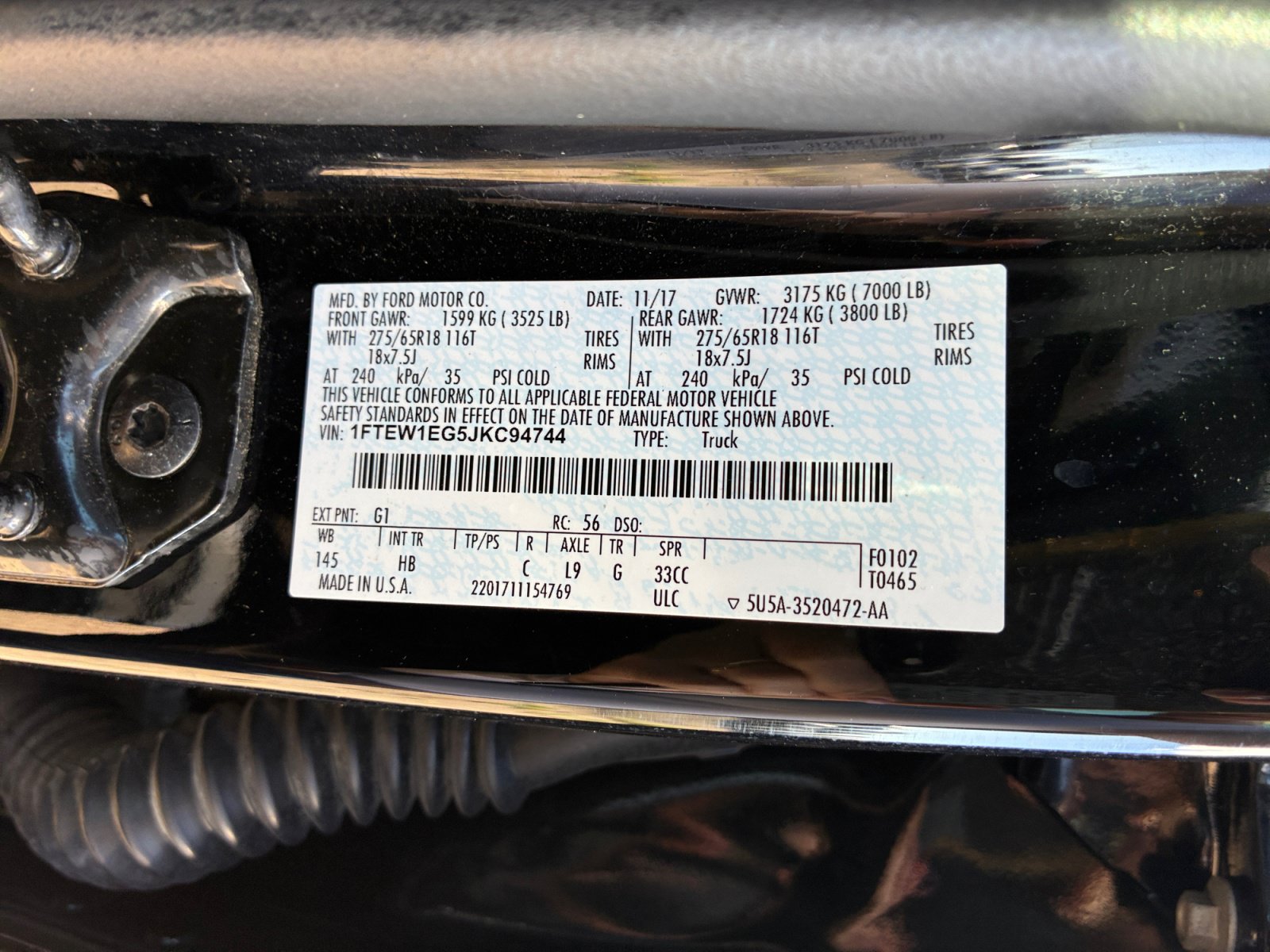 Certified 2018 Ford F150 Lariat AWD/4WD image 25