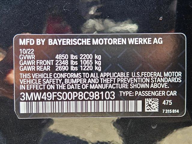 Certified 2023 BMW M340i w/ Premium Package RWD image 30