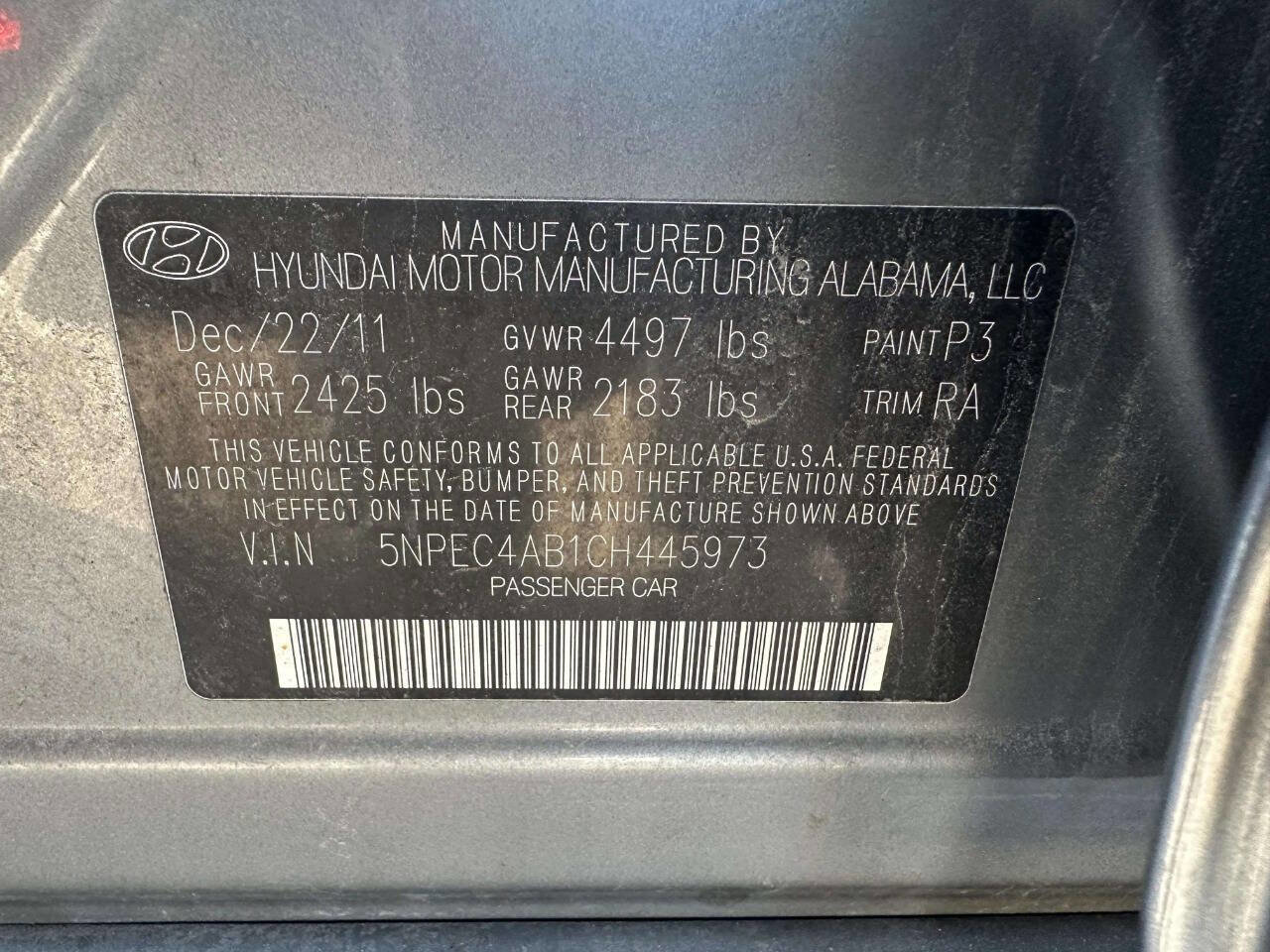 Used 2012 Hyundai Sonata SE image 35