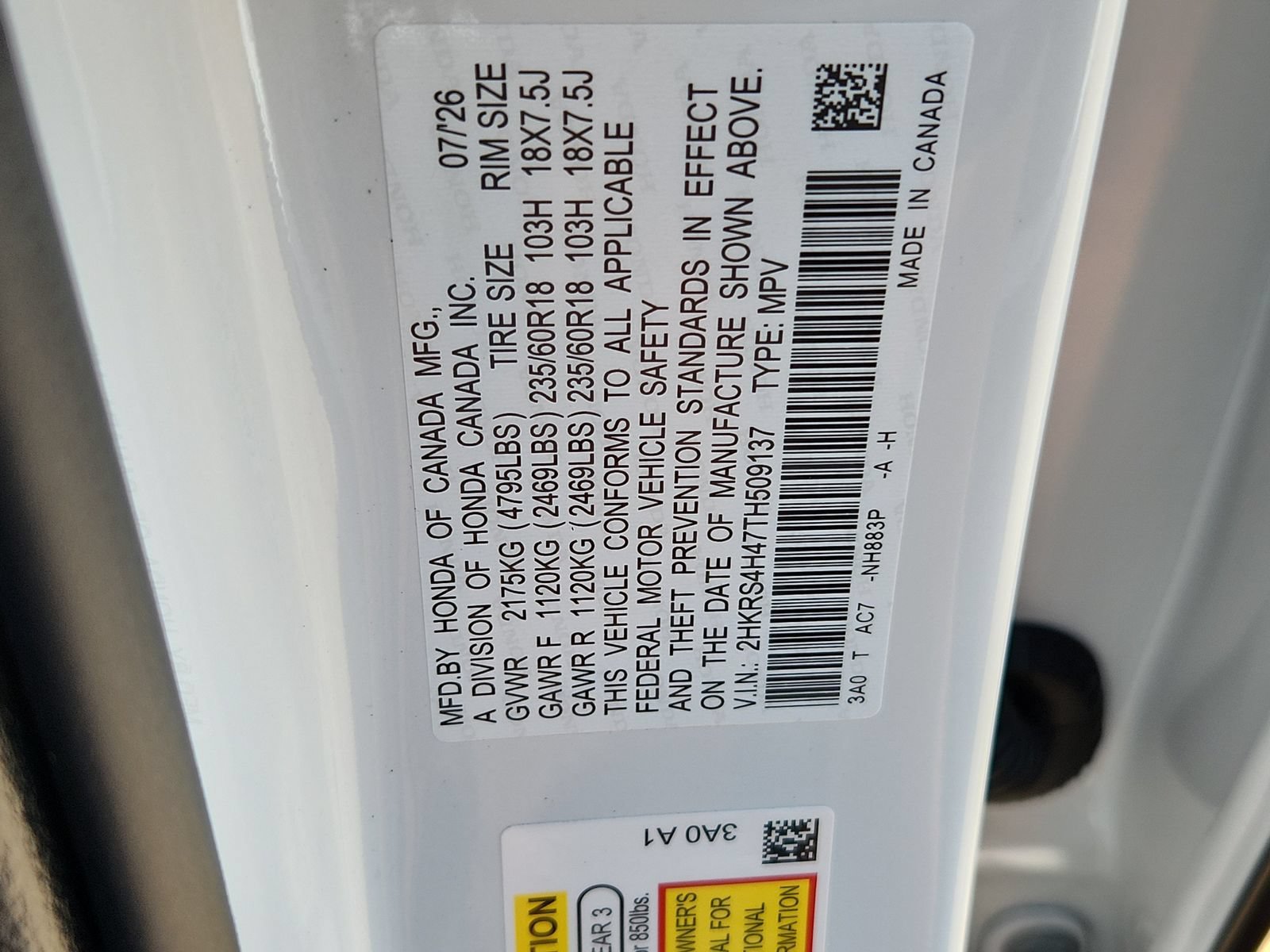 New 2026 Honda CR-V EX image 13