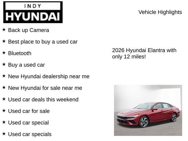 New 2026 Hyundai Elantra Limited image 7